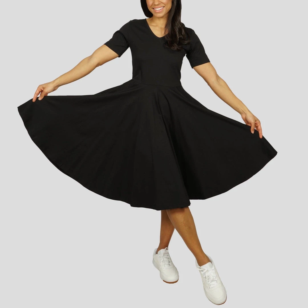 Brothers Knit Garments Onyx Rachel Dress 1 Brothers Knit Garments Onyx Rachel Dress