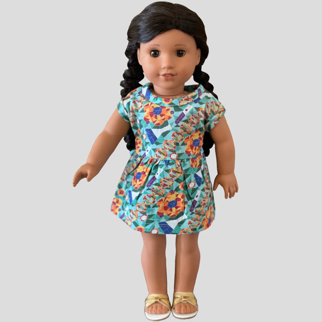 Brothers Knit Garments Science Mosaic Doll Dress 1 Brothers Knit Garments Science Mosaic Doll Dress