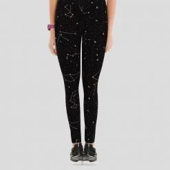 Brothers Knit Garments Constellation Glow-in-the-dark Kids Leggings