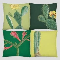 Svaha Apparel Cactus Plants Cushion Covers Set Accessories