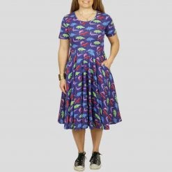 Brothers Knit Garments Origami Dinosaurs Rachel Dress