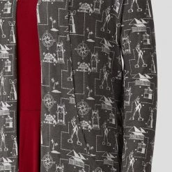 Brothers Knit Garments 7 Wonders Of The World Burnout Cardigan Adults