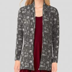 Brothers Knit Garments 7 Wonders Of The World Burnout Cardigan Adults