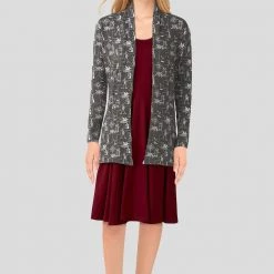 Brothers Knit Garments 7 Wonders Of The World Burnout Cardigan Adults