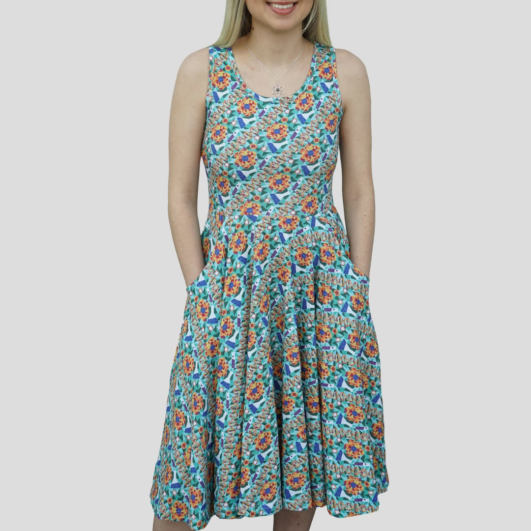 Brothers Knit Garments Science Mosaic Rita Dress Adults 2 Brothers Knit Garments Science Mosaic Rita Dress Adults