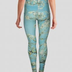 Svaha Apparel Almond Blossoms Adults Leggings With Pockets