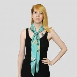 Kustomyze Ideas Pvt Ltd Accessories Almond Blossoms Silk Scarf 11 Kustomyze Ideas Pvt Ltd Accessories Almond Blossoms Silk Scarf