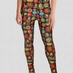 Svaha Apparel Marine Life Art Adults Leggings With Pockets