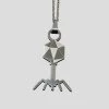 Svaha Apparel Bacteriophage Stainless Steel Necklace
