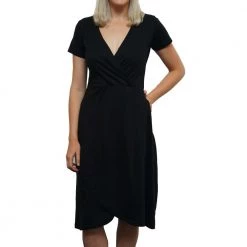 Svaha Apparel Grace Faux Wrap Dress With Pockets Shop By Interest