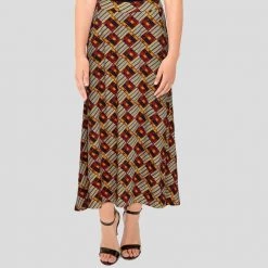 Brothers Knit Garments Adults Lost In Book Stacks Maxi Skirt [FINAL SALE]