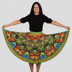 Brothers Knit Garments Adults Butterflies And Moths Twirl Skirt