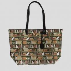 Guangzhou New Leather Bags Ltd Accessories Cat-a-log Of Feline Fiction PU Leather Tote Bag