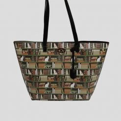 Guangzhou New Leather Bags Ltd Accessories Cat-a-log Of Feline Fiction PU Leather Tote Bag