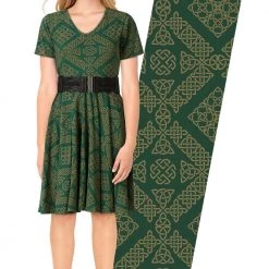 Brothers Knit Garments Celtic Knots Rachael Dress Shop By Interest