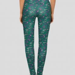 Brothers Knit Garments Frilled Dinosaur Leggings With Pockets Adults