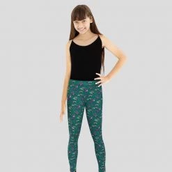Brothers Knit Garments Ceratopsids Kids Leggings With Pockets