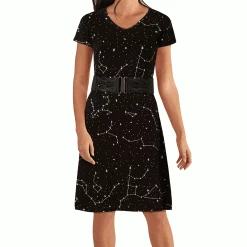 Brothers Knit Garments Adults Constellations Glow-in-the-Dark Katherine Dress 11 Brothers Knit Garments Adults Constellations Glow-in-the-Dark Katherine Dress