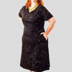 Brothers Knit Garments Adults Constellations Glow-in-the-Dark Katherine Dress
