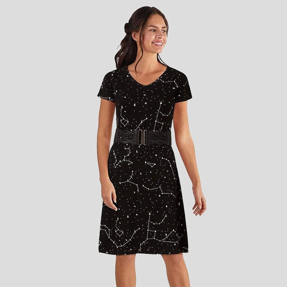 Brothers Knit Garments Adults Constellations Glow-in-the-Dark Katherine Dress 5 Brothers Knit Garments Adults Constellations Glow-in-the-Dark Katherine Dress