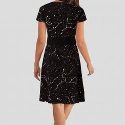 Brothers Knit Garments Adults Constellations Glow-in-the-Dark Katherine Dress 14 Brothers Knit Garments Adults Constellations Glow-in-the-Dark Katherine Dress