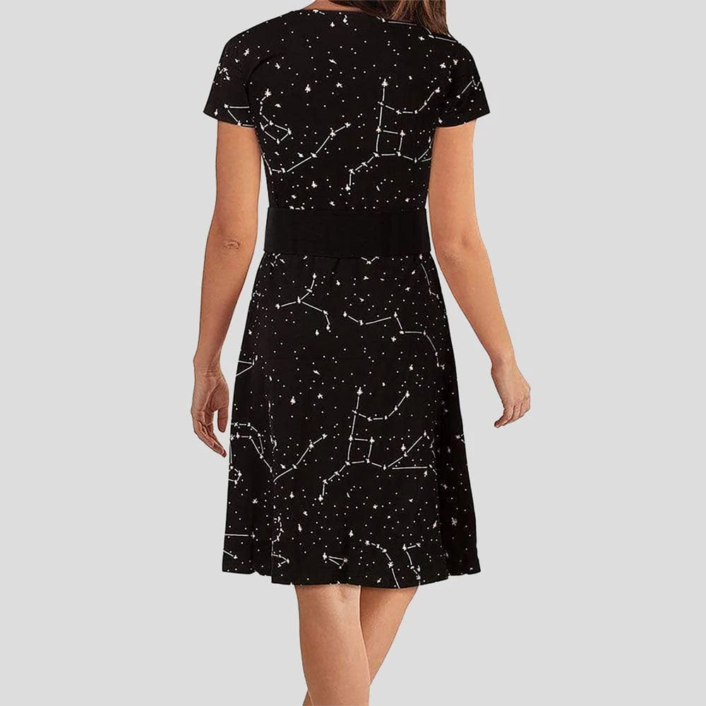 Brothers Knit Garments Adults Constellations Glow-in-the-Dark Katherine Dress 7 Brothers Knit Garments Adults Constellations Glow-in-the-Dark Katherine Dress