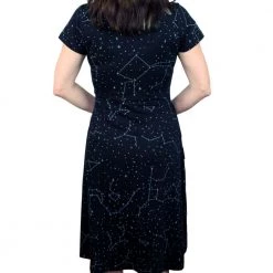 Brothers Knit Garments Constellations Glow-in-the-dark Faux Wrap Grace Dress 11 Brothers Knit Garments Constellations Glow-in-the-dark Faux Wrap Grace Dress