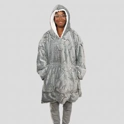 Hangzhou Youjiamin Trading Co. New (Pre-order) Constellations Glow-in-the-Dark Blanket Hoodie