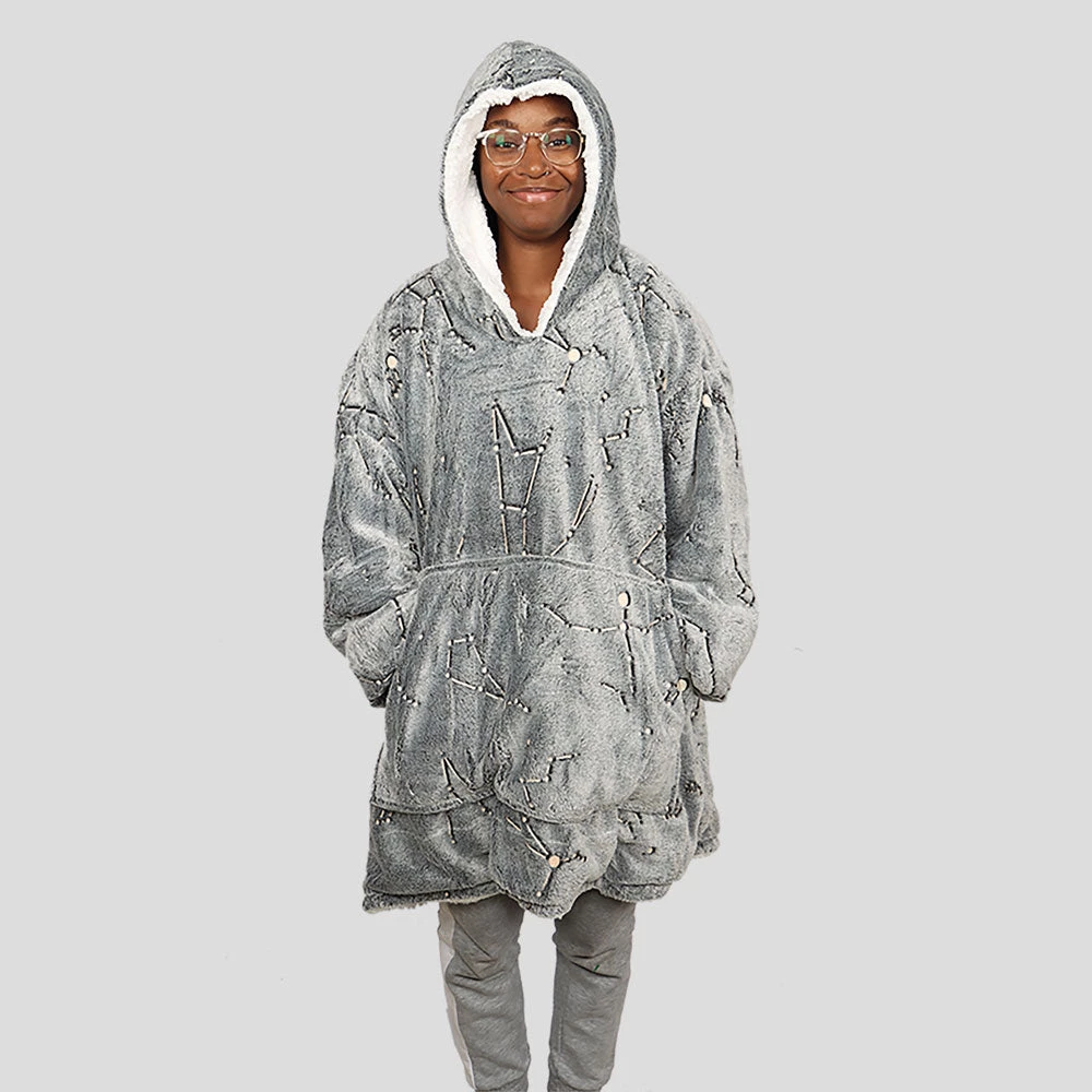 Hangzhou Youjiamin Trading Co. New (Pre-order) Constellations Glow-in-the-Dark Blanket Hoodie 2 Hangzhou Youjiamin Trading Co. New (Pre-order) Constellations Glow-in-the-Dark Blanket Hoodie