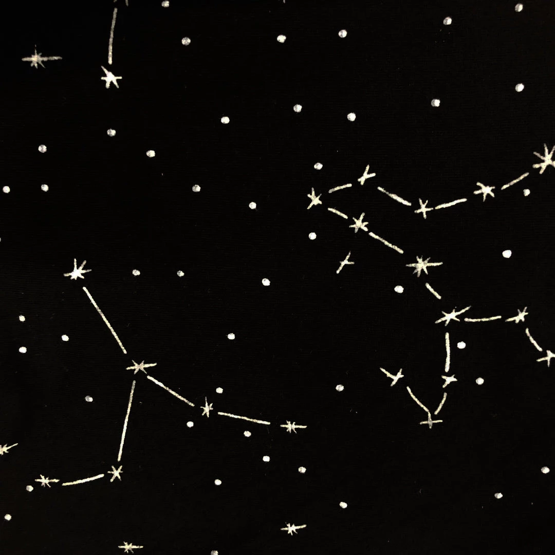 Brothers Knit Garments Constellations Glow-in-the-dark Faux Wrap Grace Dress 6 Brothers Knit Garments Constellations Glow-in-the-dark Faux Wrap Grace Dress