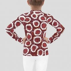 Svaha Apparel Kids & Babies Coral Cross Section Custom Kids Rash Guard