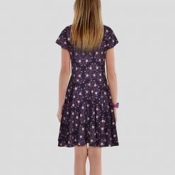 Brothers Knit Garments Creepy Creatures Mandala Kids Twirl Dress Matching Family Sets