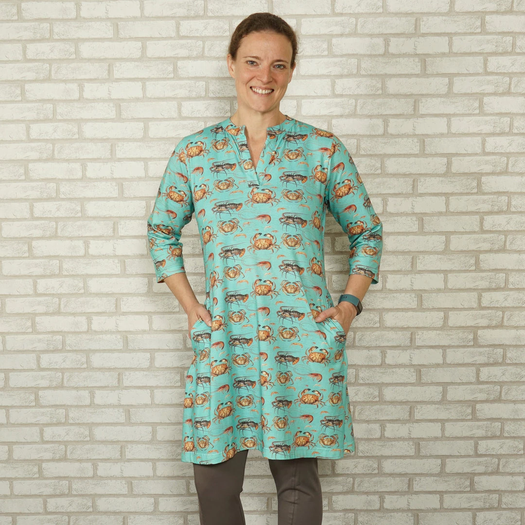 Kustomyze Ideas Pvd Ltd New (Pre-order) Crustacean Shellebration Bessie Tunic 3 Kustomyze Ideas Pvd Ltd New (Pre-order) Crustacean Shellebration Bessie Tunic