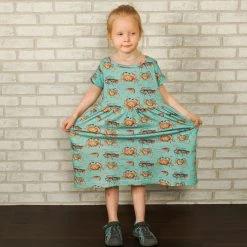 Kustomyze Ideas Pvd Ltd (Pre-order) Crustacean Shellebration Kids Dress New