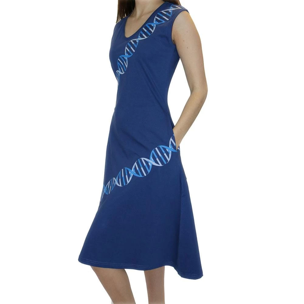 Brothers Knit Garments DNA Helix Strand Katherine Dress 2 Brothers Knit Garments DNA Helix Strand Katherine Dress