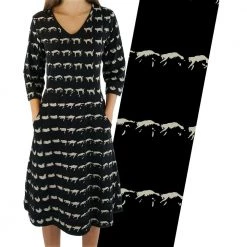 Svaha Apparel Feline Freefall & Flip! Rosalind Dress Shop By Interest