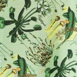 Svaha Apparel Vintage Carnivorous Plant Plot Ruby Dress