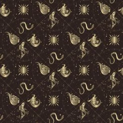 Svaha Apparel Faraway Astrology Foil Print Rosalind Dress 6 Svaha Apparel Faraway Astrology Foil Print Rosalind Dress