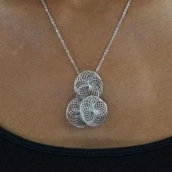 Svaha Apparel Spirograph Stainless Steel Necklace Accessories