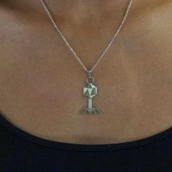 Svaha Apparel Bacteriophage Stainless Steel Necklace