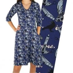 Svaha Apparel Poe's "The Raven" Ruby Dress