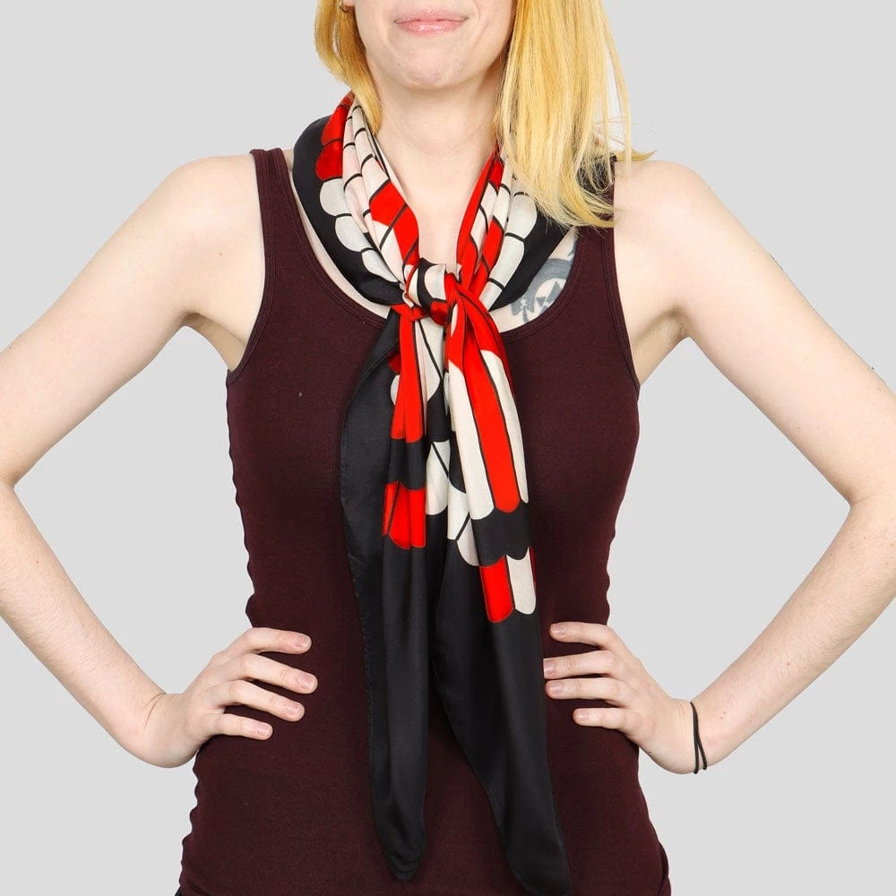Kustomyze Ideas Pvt Ltd Dare Mighty Things Silk Scarf 3 Kustomyze Ideas Pvt Ltd Dare Mighty Things Silk Scarf