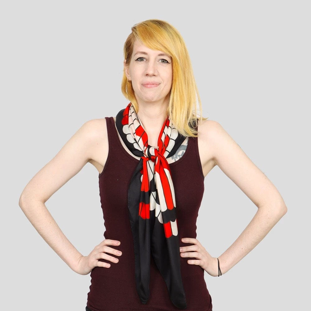 Kustomyze Ideas Pvt Ltd Dare Mighty Things Silk Scarf 5 Kustomyze Ideas Pvt Ltd Dare Mighty Things Silk Scarf