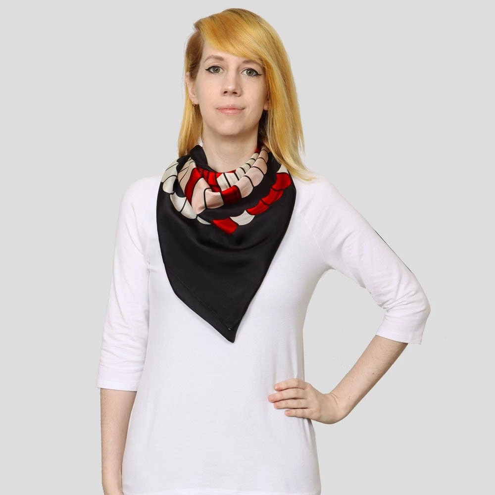 Kustomyze Ideas Pvt Ltd Dare Mighty Things Silk Scarf 6 Kustomyze Ideas Pvt Ltd Dare Mighty Things Silk Scarf