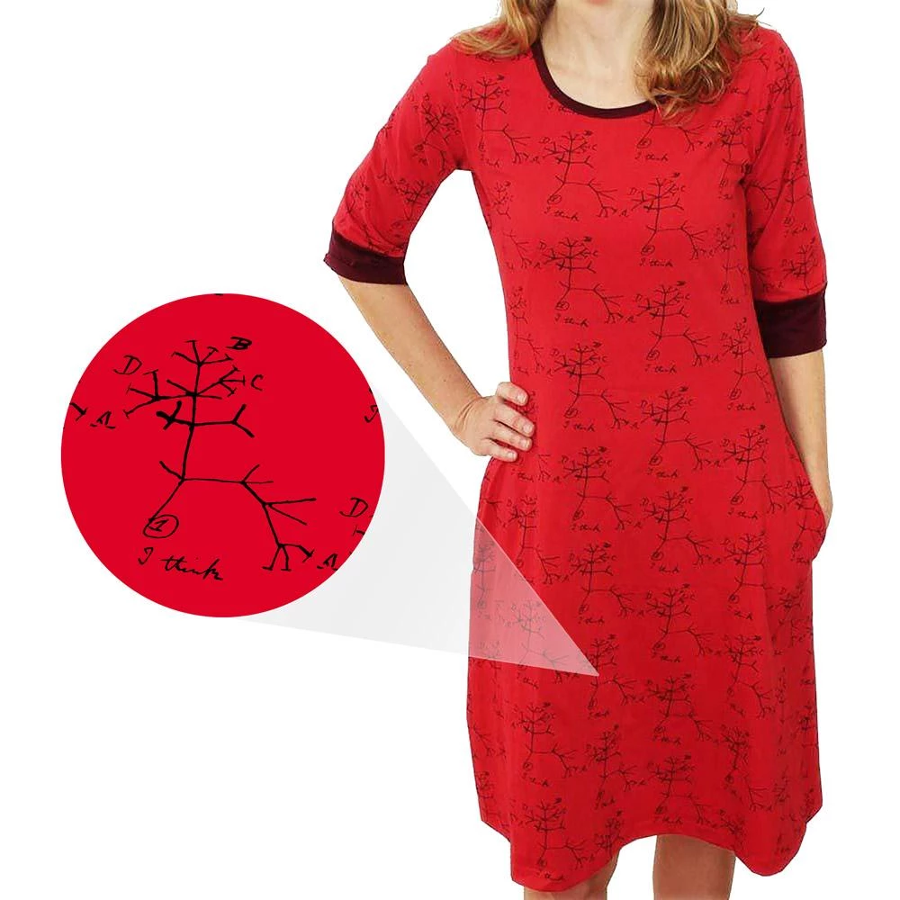 Svaha Apparel Darwin's Tree Of Life Katherine Dress 1 Svaha Apparel Darwin's Tree Of Life Katherine Dress