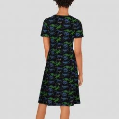 Brothers Knit Garments Dinos In Space Glow-in-the-Dark Katherine Dress