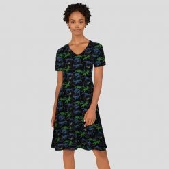 Brothers Knit Garments Dinos In Space Glow-in-the-Dark Katherine Dress