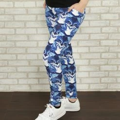 Brothers Knit Garments Dragon Love Adults Leggings With Pockets