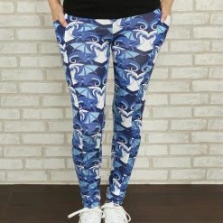 Brothers Knit Garments Dragon Love Adults Leggings With Pockets