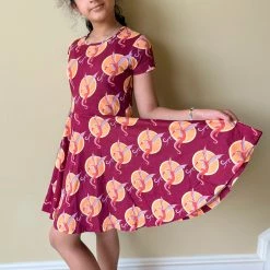 Brothers Knit Garments Dragonfire Kids Twirl Dress